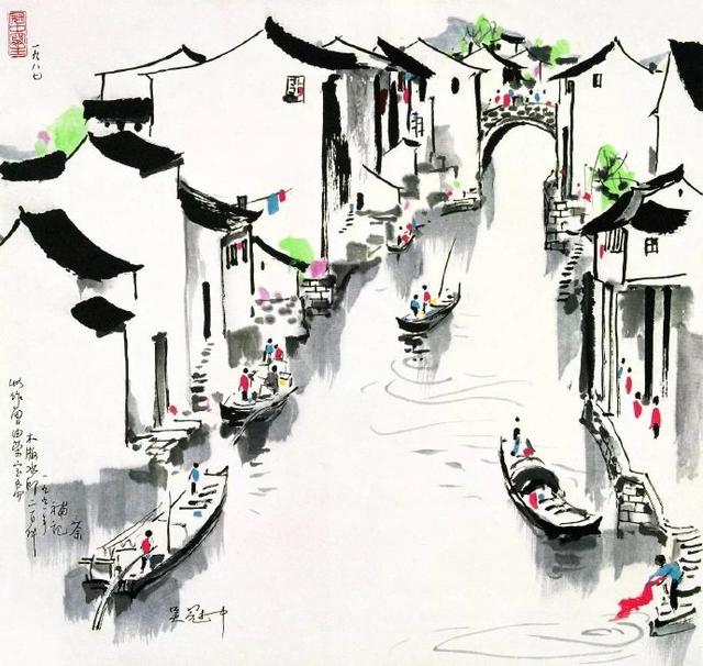 吳冠中油畫(huà)民族化與國(guó)畫(huà)現(xiàn)代化的理論創(chuàng)作及作品賞析